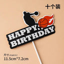 Mini Basketball Sneaker Cake Toppers for Boys Slam Dunk Mini Basketball Sneaker Cake Toppers for Boys Slam Dunk