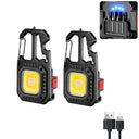 Mini LED Keychain Work Light USB Rechargeable Flashlight Mini LED Keychain Work Light USB Rechargeable Flashlight
