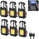 Mini LED Keychain Work Light USB Rechargeable Flashlight Mini LED Keychain Work Light USB Rechargeable Flashlight