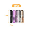 Mini Perfume Atomizer Set: Portable Refillable Spray Bottles Mini Perfume Atomizer Set: Portable Refillable Spray Bottles