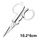 Retro Mini Stainless Steel Sewing Scissors for Fabric Enthusiasts Retro Mini Stainless Steel Sewing Scissors for Fabric Enthusiasts