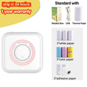 Mini Thermal Printer: Wireless Photo Label Memo Printing Mini Thermal Printer: Wireless Photo Label Memo Printing