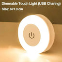 Mini Touch Sensor Night Light USB Rechargeable Lamp Cozy Mini Touch Sensor Night Light USB Rechargeable Lamp Cozy