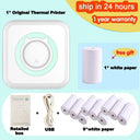 Mini Wireless Thermal Printer: High Resolution BT Printing Mini Wireless Thermal Printer: High Resolution BT Printing