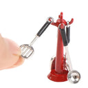 Miniature Dollhouse Cooking Utensils Set Metal Kitchen Miniature Dollhouse Cooking Utensils Set Metal Kitchen