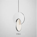 Modern Moon Round Ring Lamp Led Pendant Lights Fixture Modern Moon Round Ring Lamp Led Pendant Lights Fixture