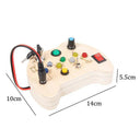 Montessori Interactive LED Busy Board Cognitive Development Toy Montessori Interactive LED Busy Board Cognitive Development Toy