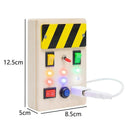 Montessori Interactive LED Busy Board Cognitive Development Toy Montessori Interactive LED Busy Board Cognitive Development Toy