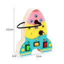 Montessori Interactive LED Busy Board Cognitive Development Toy Montessori Interactive LED Busy Board Cognitive Development Toy