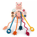 Montessori Sensory Pull String Toy for Babies 1-3 Years Montessori Sensory Pull String Toy for Babies 1-3 Years