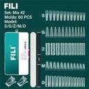 Nail Art Extension Kit Stylish Dual Form Molds Gel Clips Nail Art Extension Kit Stylish Dual Form Molds Gel Clips