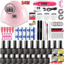 Nail Care Bundle With UV Lamp Gel Polish Drill Set Nail Care Bundle With UV Lamp Gel Polish Drill Set