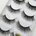 Natural 3D Mink Eyelashes Handmade False Lashes Makeup Set Natural 3D Mink Eyelashes Handmade False Lashes Makeup Set