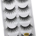 Natural 3D Mink Eyelashes Handmade False Lashes Makeup Set Natural 3D Mink Eyelashes Handmade False Lashes Makeup Set