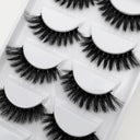 Natural 3D Mink Eyelashes Handmade False Lashes Makeup Set Natural 3D Mink Eyelashes Handmade False Lashes Makeup Set