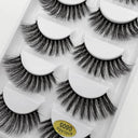 Natural 3D Mink Eyelashes Handmade False Lashes Makeup Set Natural 3D Mink Eyelashes Handmade False Lashes Makeup Set