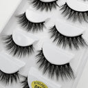 Natural 3D Mink Eyelashes Handmade False Lashes Makeup Set Natural 3D Mink Eyelashes Handmade False Lashes Makeup Set