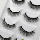 Natural 3D Mink Eyelashes Handmade False Lashes Makeup Set Natural 3D Mink Eyelashes Handmade False Lashes Makeup Set