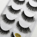 Natural 3D Mink Eyelashes Handmade False Lashes Makeup Set Natural 3D Mink Eyelashes Handmade False Lashes Makeup Set