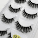 Natural 3D Mink Eyelashes Handmade False Lashes Makeup Set Natural 3D Mink Eyelashes Handmade False Lashes Makeup Set