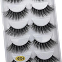 Natural 3D Mink Eyelashes Handmade False Lashes Makeup Set Natural 3D Mink Eyelashes Handmade False Lashes Makeup Set