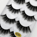 Natural 3D Mink Eyelashes Handmade False Lashes Makeup Set Natural 3D Mink Eyelashes Handmade False Lashes Makeup Set