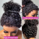 4C Curly Full Lace Front Wig With Pre Plucked Hairline 4C Curly Full Lace Front Wig With Pre Plucked Hairline