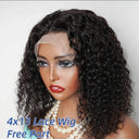 NaturalBlack Jerry Curly Lace Front Wig Versatile Human Hair NaturalBlack Jerry Curly Lace Front Wig Versatile Human Hair