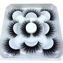 Natural Mink 3D False Eyelashes Variety Pack 5 Pairs Lashes Natural Mink 3D False Eyelashes Variety Pack 5 Pairs Lashes