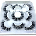 Natural Mink 3D False Eyelashes Variety Pack 5 Pairs Lashes Natural Mink 3D False Eyelashes Variety Pack 5 Pairs Lashes