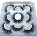 Natural Mink 3D False Eyelashes Variety Pack 5 Pairs Lashes Natural Mink 3D False Eyelashes Variety Pack 5 Pairs Lashes