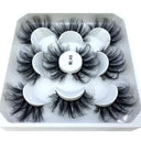 Natural Mink 3D False Eyelashes Variety Pack 5 Pairs Lashes Natural Mink 3D False Eyelashes Variety Pack 5 Pairs Lashes