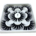 Natural Mink 3D False Eyelashes Variety Pack 5 Pairs Lashes Natural Mink 3D False Eyelashes Variety Pack 5 Pairs Lashes