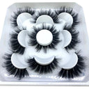 Natural Mink 3D False Eyelashes Variety Pack 5 Pairs Lashes Natural Mink 3D False Eyelashes Variety Pack 5 Pairs Lashes