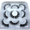 Natural Mink 3D False Eyelashes Variety Pack 5 Pairs Lashes Natural Mink 3D False Eyelashes Variety Pack 5 Pairs Lashes