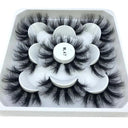 Natural Mink 3D False Eyelashes Variety Pack 5 Pairs Lashes Natural Mink 3D False Eyelashes Variety Pack 5 Pairs Lashes