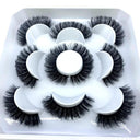 Natural Mink 3D False Eyelashes Variety Pack 5 Pairs Lashes Natural Mink 3D False Eyelashes Variety Pack 5 Pairs Lashes