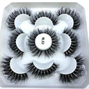 Natural Mink 3D False Eyelashes Variety Pack 5 Pairs Lashes Natural Mink 3D False Eyelashes Variety Pack 5 Pairs Lashes