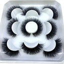 Natural Mink 3D False Eyelashes Variety Pack 5 Pairs Lashes Natural Mink 3D False Eyelashes Variety Pack 5 Pairs Lashes