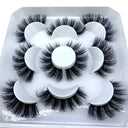 Natural Mink 3D False Eyelashes Variety Pack 5 Pairs Lashes Natural Mink 3D False Eyelashes Variety Pack 5 Pairs Lashes
