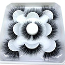 Natural Mink 3D False Eyelashes Variety Pack 5 Pairs Lashes Natural Mink 3D False Eyelashes Variety Pack 5 Pairs Lashes