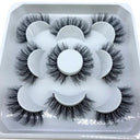 Natural Mink 3D False Eyelashes Variety Pack 5 Pairs Lashes Natural Mink 3D False Eyelashes Variety Pack 5 Pairs Lashes