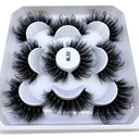 Natural Mink 3D False Eyelashes Variety Pack 5 Pairs Lashes Natural Mink 3D False Eyelashes Variety Pack 5 Pairs Lashes
