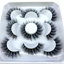 Natural Mink 3D False Eyelashes Variety Pack 5 Pairs Lashes Natural Mink 3D False Eyelashes Variety Pack 5 Pairs Lashes