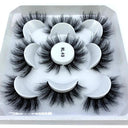 Natural Mink 3D False Eyelashes Variety Pack 5 Pairs Lashes Natural Mink 3D False Eyelashes Variety Pack 5 Pairs Lashes