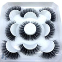 Natural Mink 3D False Eyelashes Variety Pack 5 Pairs Lashes Natural Mink 3D False Eyelashes Variety Pack 5 Pairs Lashes