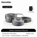Naturehike 1L Aluminum Camping Cookware Set for Adventurers Naturehike 1L Aluminum Camping Cookware Set for Adventurers