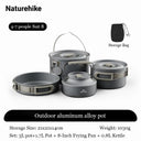 Naturehike 1L Aluminum Camping Cookware Set for Adventurers Naturehike 1L Aluminum Camping Cookware Set for Adventurers