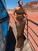 Night Out Sexy Maxi Dress Chic Evening Clubwear for Women Night Out Sexy Maxi Dress Chic Evening Clubwear for Women