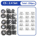 Nitrile Rubber O Ring Gasket Kit High Pressure Seal Set Nitrile Rubber O Ring Gasket Kit High Pressure Seal Set